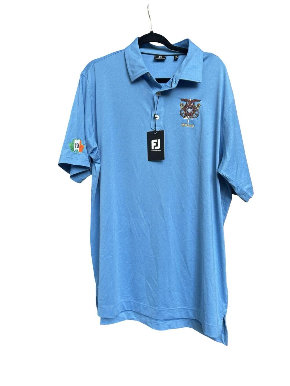 NWT FootJoy FJ Massachusetts Maritime‎ Academy Alumni Golf Polo Men’s XL Blue